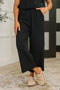 Thyme Culottes in Black - LISA MARIE BOUTIQUE - Womens - XS -