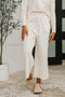 Thyme Culottes in Cream - LISA MARIE BOUTIQUE - Womens - XS -