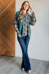 Tied for Time Thermal Plaid Button Up - LISA MARIE BOUTIQUE - Tops - Small -