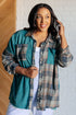 Tied for Time Thermal Plaid Button Up - LISA MARIE BOUTIQUE - Tops - Small -