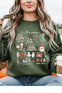 Tis The Season Sweatshirt - LISA MARIE BOUTIQUE - S - Military Green Gildan Sweatshirt -