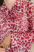 Totally Not Dramatic Leopard Print Button Down in Hot Pink - LISA MARIE BOUTIQUE - Womens - Small -