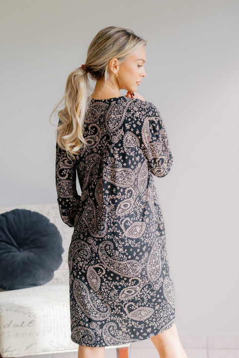 Twilight Tapestry Dress - LISA MARIE BOUTIQUE - S -