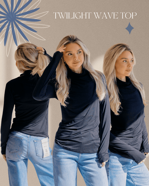Twilight Wave Top - LISA MARIE BOUTIQUE - S -
