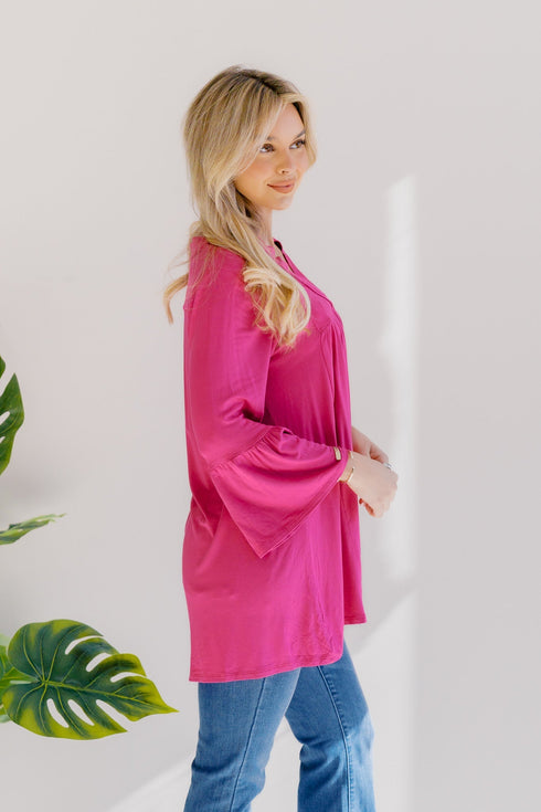 Vivid Petal Swing Top - LISA MARIE BOUTIQUE - S -