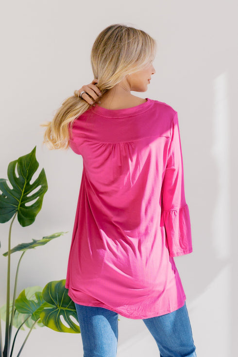 Vivid Petal Swing Top - LISA MARIE BOUTIQUE - S -