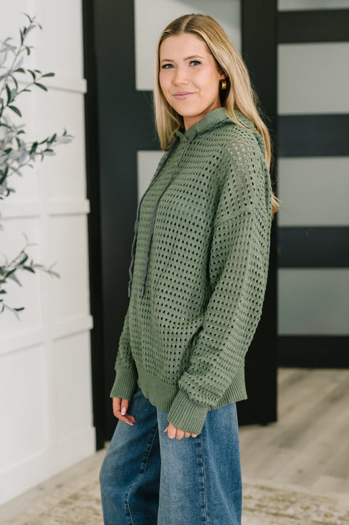 What a Catch Open Weave Pullover - LISA MARIE BOUTIQUE - Womens - Small -