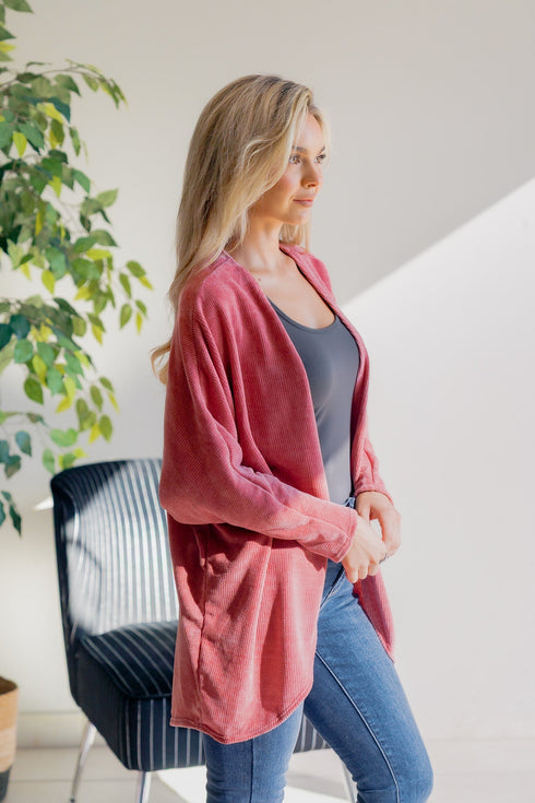 Whispered Rose Cardigan - LISA MARIE BOUTIQUE - S -