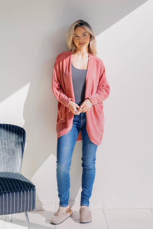 Whispered Rose Cardigan - LISA MARIE BOUTIQUE - S -