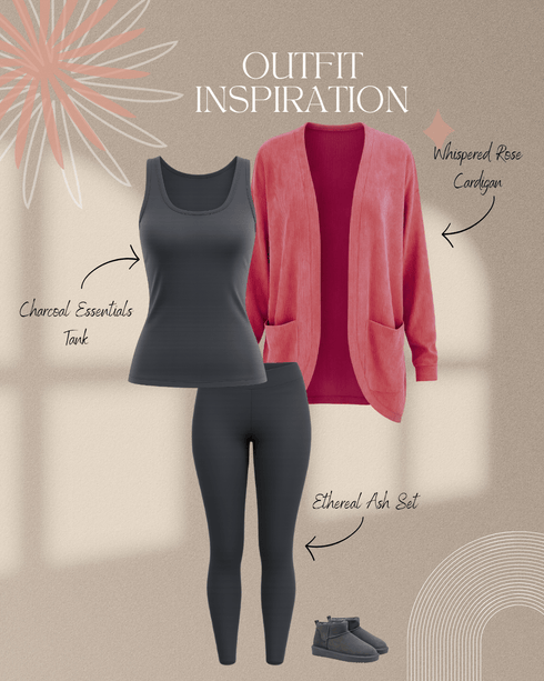 Whispered Rose Cardigan - LISA MARIE BOUTIQUE - S -