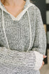 Who Can Live Without it Textured Split Neck Pullover - LISA MARIE BOUTIQUE - Womens - Small -