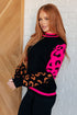 Wild About You Animal Print Sweater - LISA MARIE BOUTIQUE - Tops - Small -