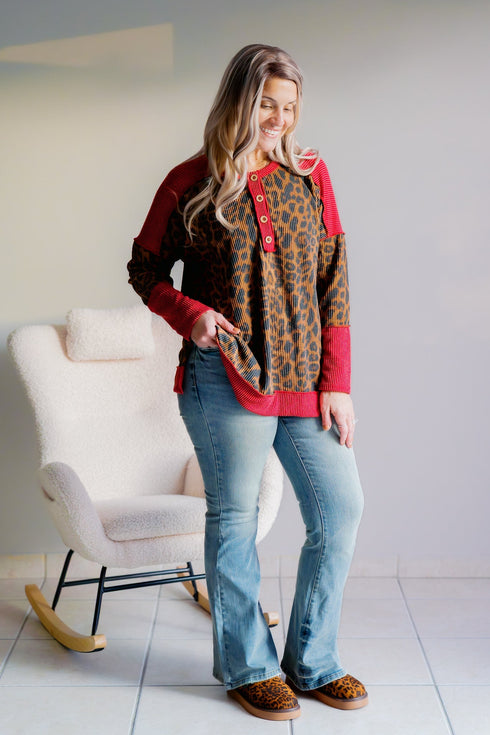 Wild Sleigh Knit - LISA MARIE BOUTIQUE - S -