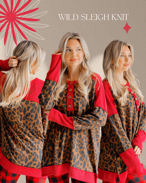 Wild Sleigh Knit - LISA MARIE BOUTIQUE - S -