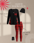 Winter Hearth Plaid Leggings - LISA MARIE BOUTIQUE - OS -