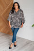 Work All Day Floral Top - LISA MARIE BOUTIQUE - Tops - S/M -