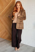 World Class Plaid Blazer - LISA MARIE BOUTIQUE - Layers - Small -