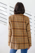 World Class Plaid Blazer - LISA MARIE BOUTIQUE - Layers - Small -