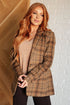 World Class Plaid Blazer - LISA MARIE BOUTIQUE - Layers - Small -