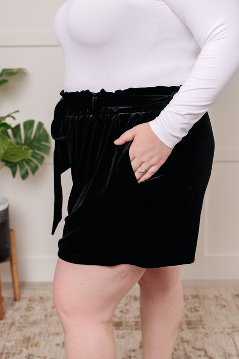 Wrapped in Velvet Shorts - LISA MARIE BOUTIQUE - Bottoms - Small -