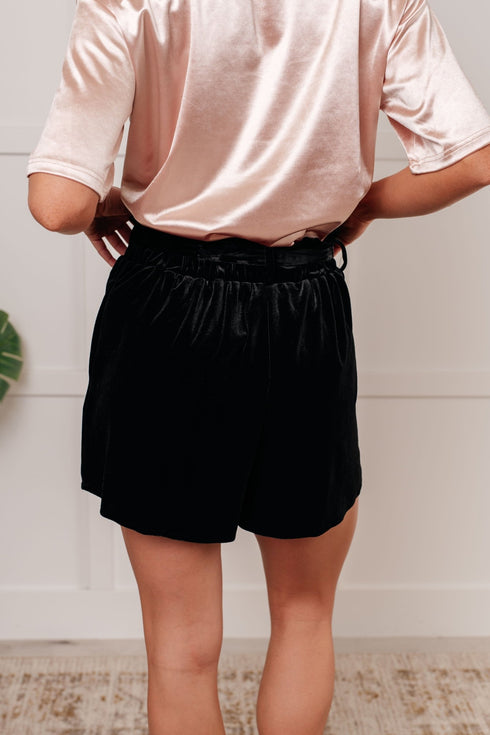 Wrapped in Velvet Shorts - LISA MARIE BOUTIQUE - Bottoms - Small -