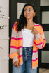 Your Opinion Matters Striped Cardigan - LISA MARIE BOUTIQUE - Womens - Small -