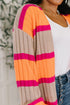 Your Opinion Matters Striped Cardigan - LISA MARIE BOUTIQUE - Womens - Small -