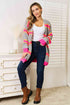 Woven Right Ribbed Long Sleeve Cardigan - LISA MARIE BOUTIQUE