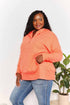 Double Take Quarter-Snap Dropped Shoulder Hoodie - LISA MARIE BOUTIQUE
