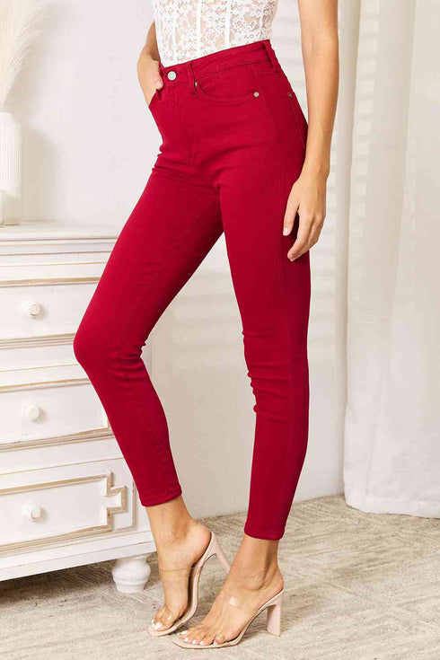 Judy Blue Full Size High Waist Tummy Control Skinny Jeans - LISA MARIE BOUTIQUE