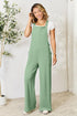 Wide Strap Overall with Pockets - LISA MARIE BOUTIQUE