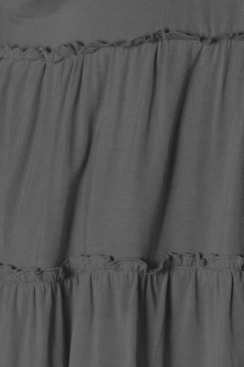 Half Button Long Sleeve Ruffle Hem Blouse - LISA MARIE BOUTIQUE