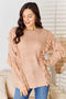And The Why Tassel Detail Long Sleeve Sweater - LISA MARIE BOUTIQUE