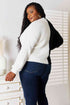 Woven Right Contrast Button-Front V-Neck Cardigan - LISA MARIE BOUTIQUE
