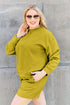 Double Take Full Size Texture Long Sleeve Top and Drawstring Shorts Set - LISA MARIE BOUTIQUE