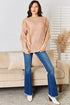 And The Why Tassel Detail Long Sleeve Sweater - LISA MARIE BOUTIQUE