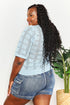 Double Take Ribbed Trim Round Neck Knit Top - LISA MARIE BOUTIQUE