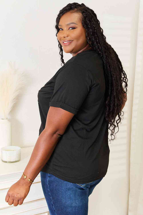 Simply Love WIFE MOM BOSS Leopard Graphic T-Shirt - LISA MARIE BOUTIQUE