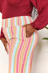 Double Take Striped Smocked Waist Pants with Pockets - LISA MARIE BOUTIQUE