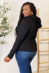 Culture Code Exposed Seam Long Sleeve Hoodie - LISA MARIE BOUTIQUE