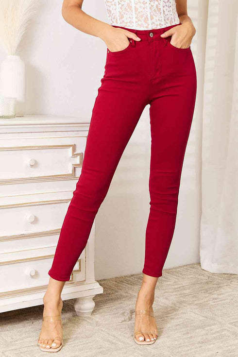 Judy Blue Full Size High Waist Tummy Control Skinny Jeans - LISA MARIE BOUTIQUE