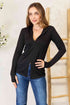 Culture Code Exposed Seam Long Sleeve Hoodie - LISA MARIE BOUTIQUE
