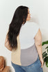 Double Take Color Block V-Neck Knit Top - LISA MARIE BOUTIQUE
