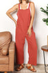 Double Take Wide Leg Overalls with Front Pockets - LISA MARIE BOUTIQUE