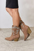 Forever Link Rhinestone Detail Cowboy Boots - LISA MARIE BOUTIQUE