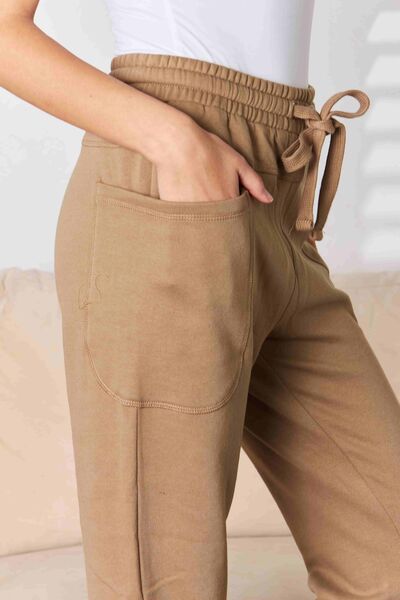 RISEN High Rise Relaxed Joggers - LISA MARIE BOUTIQUE