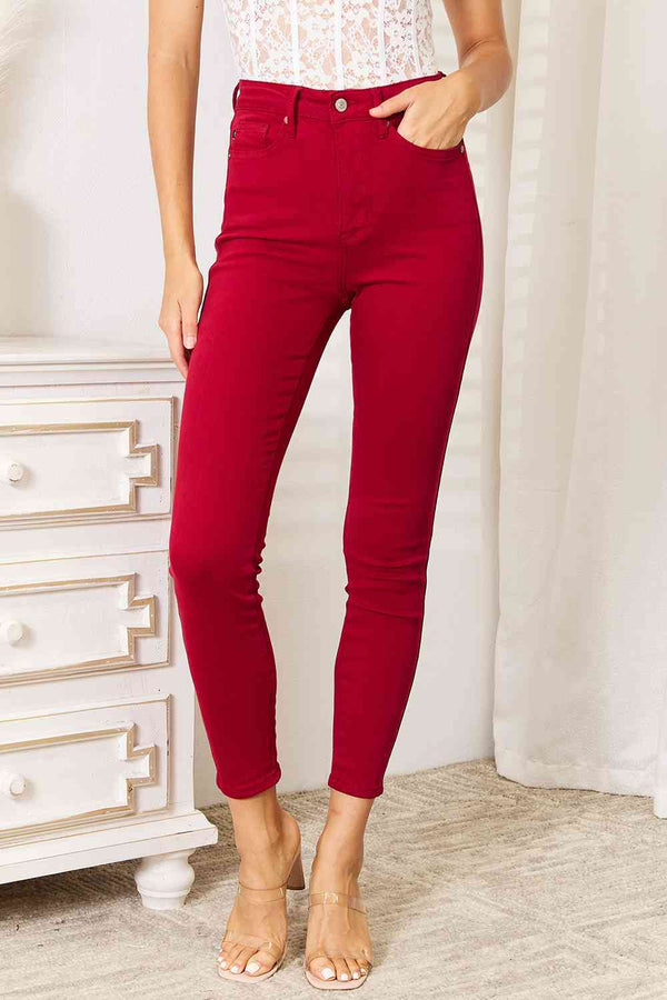Judy Blue Full Size High Waist Tummy Control Skinny Jeans - LISA MARIE BOUTIQUE