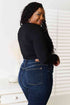 Basic Bae Asymmetrical Neck Long Sleeve Top - LISA MARIE BOUTIQUE