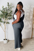 Wide Strap Overall with Pockets - LISA MARIE BOUTIQUE