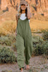 Double Take V-Neck Sleeveless Jumpsuit with Pocket - LISA MARIE BOUTIQUE